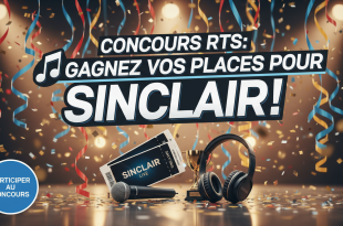 Concours RTS : Gagnez vos places pour Sinclair !