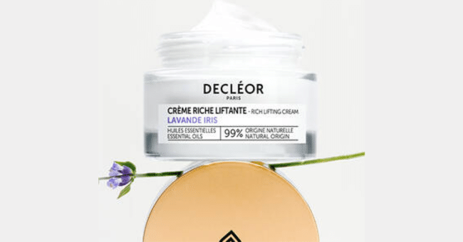 Obtenez un échantillon GRATUIT de la Crème Riche Liftante Lavande Iris Décleor