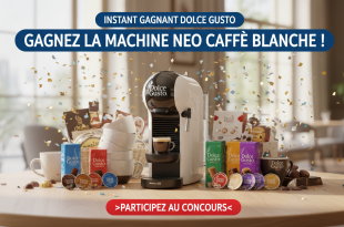 Instant Gagnant Dolce Gusto : Gagnez la machine NEO Caffè blanche !