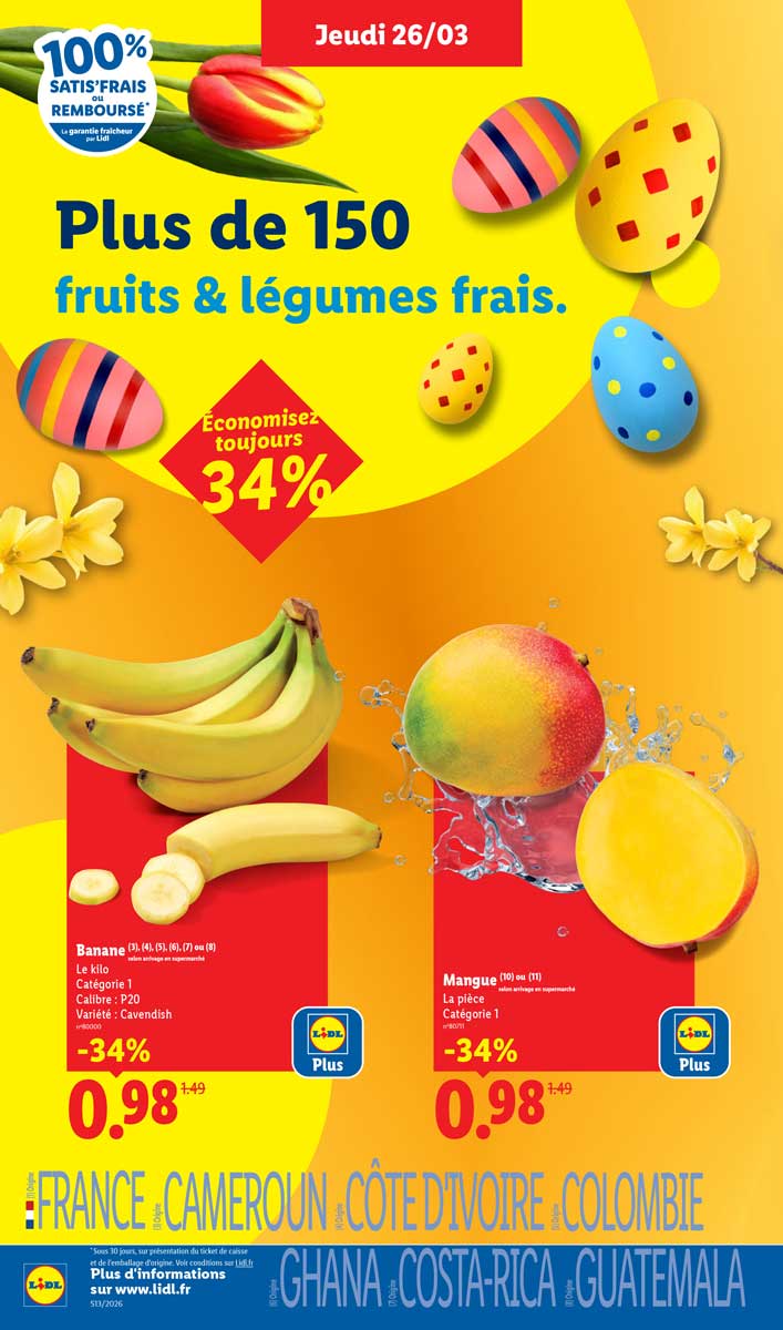 Catalogue Lidl Du 26 Mars Au 1er Avril 2026