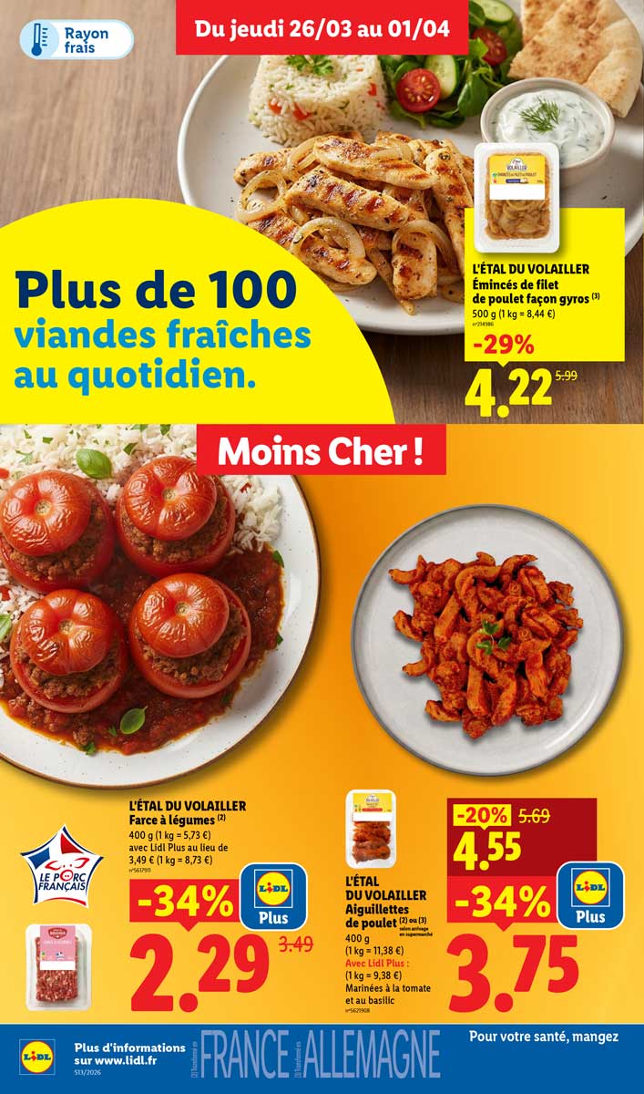 Catalogue Lidl Du 26 Mars Au 1er Avril 2026