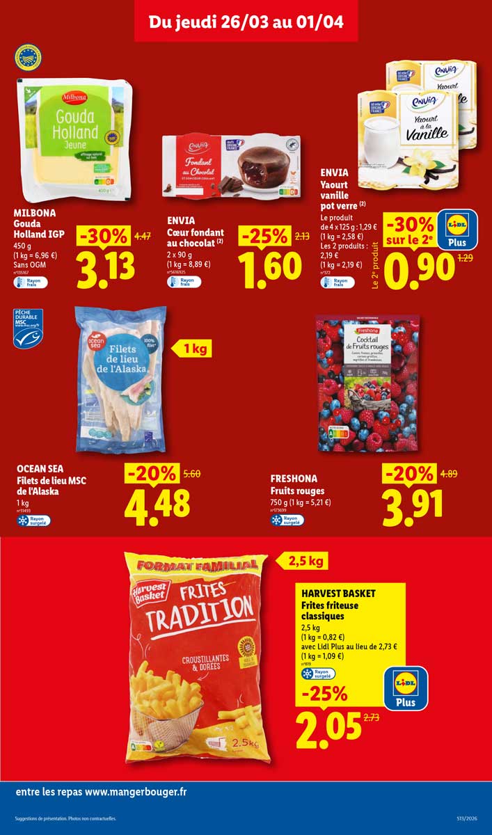 Catalogue Lidl Du 26 Mars Au 1er Avril 2026