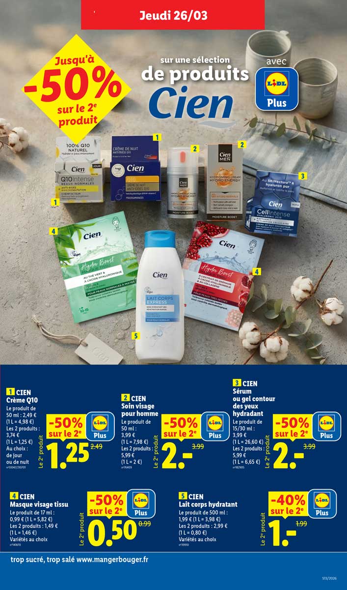 Catalogue Lidl Du 26 Mars Au 1er Avril 2026