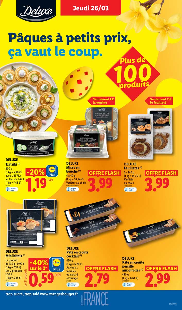 Catalogue Lidl Du 26 Mars Au 1er Avril 2026
