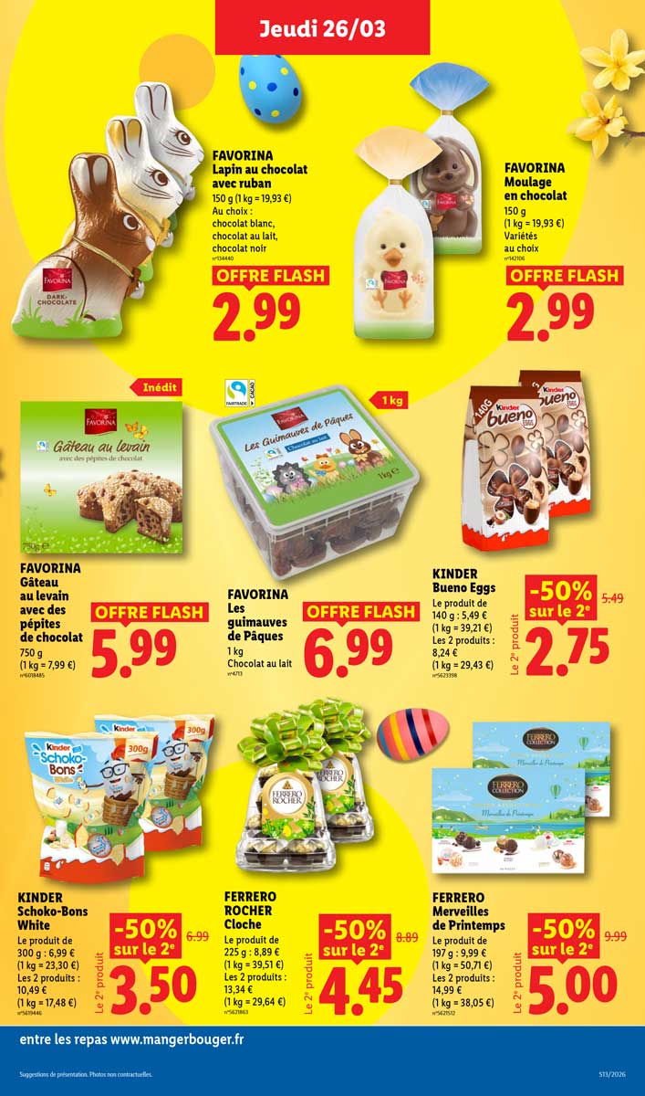 Catalogue Lidl Du 26 Mars Au 1er Avril 2026