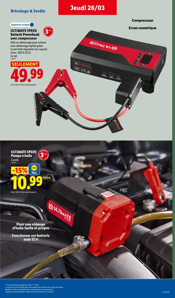 Catalogue Lidl Du 26 Mars Au 1er Avril 2026