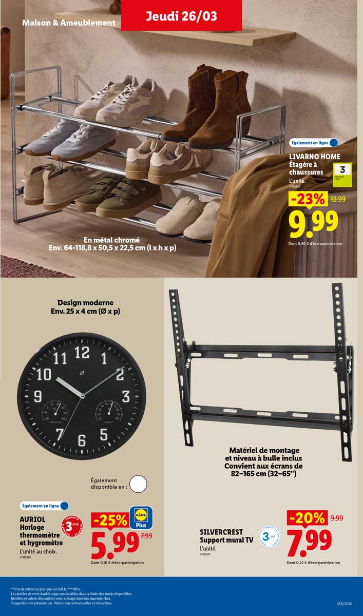 Catalogue Lidl Du 26 Mars Au 1er Avril 2026