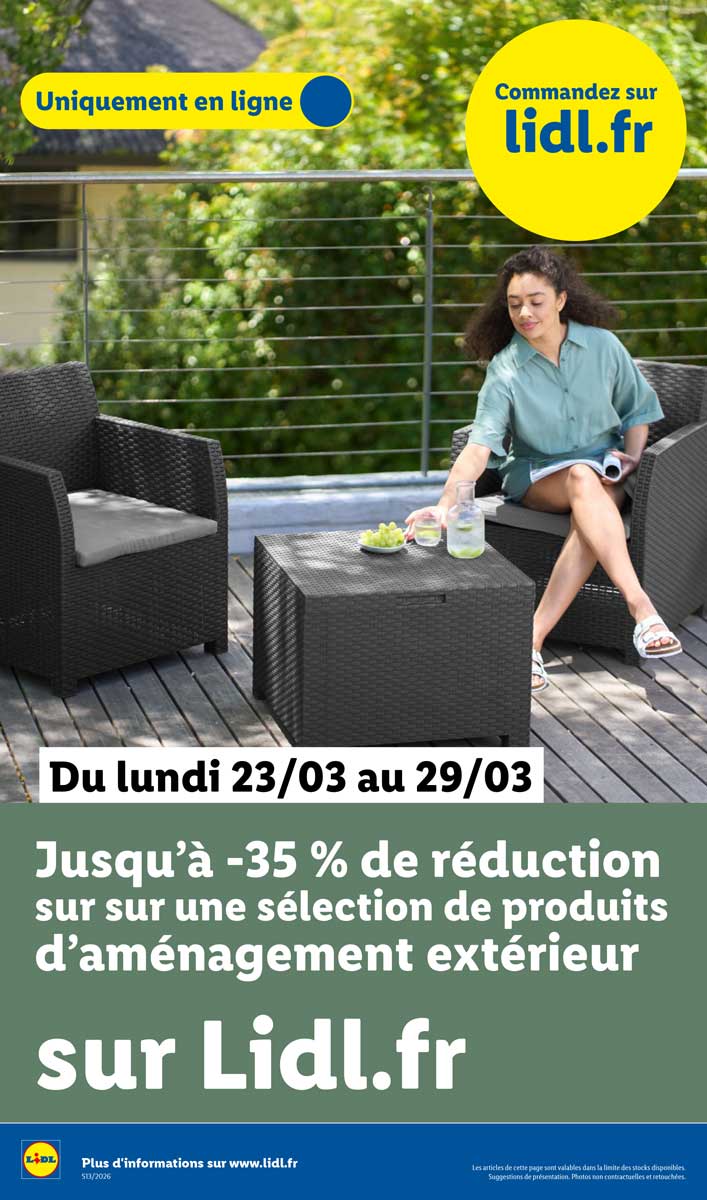 Catalogue Lidl Du 26 Mars Au 1er Avril 2026
