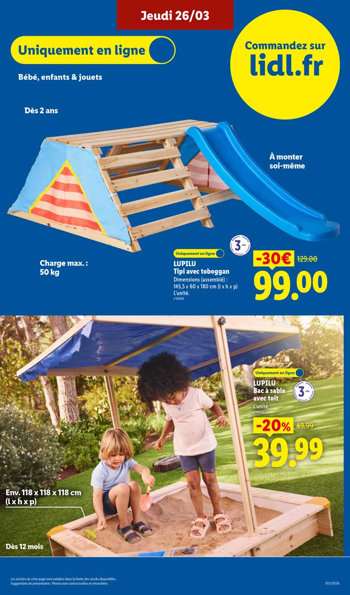 Catalogue Lidl Du 26 Mars Au 1er Avril 2026