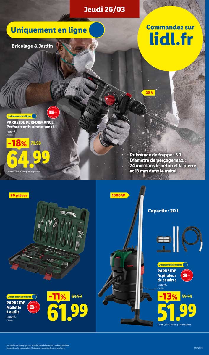 Catalogue Lidl Du 26 Mars Au 1er Avril 2026