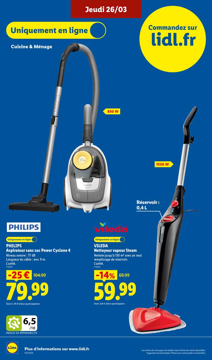 Catalogue Lidl Du 26 Mars Au 1er Avril 2026