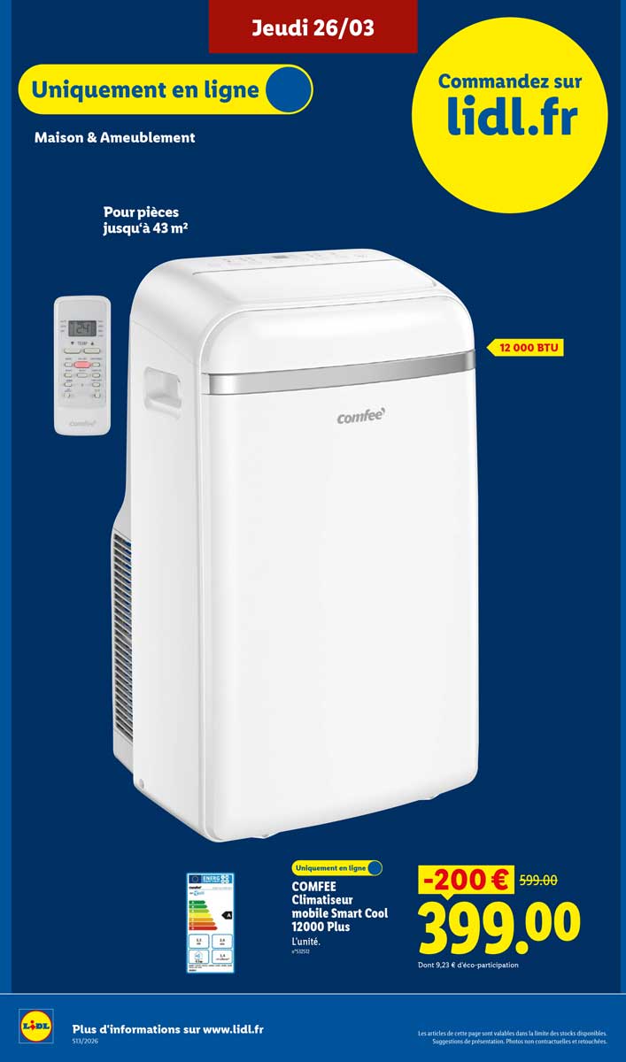 Catalogue Lidl Du 26 Mars Au 1er Avril 2026