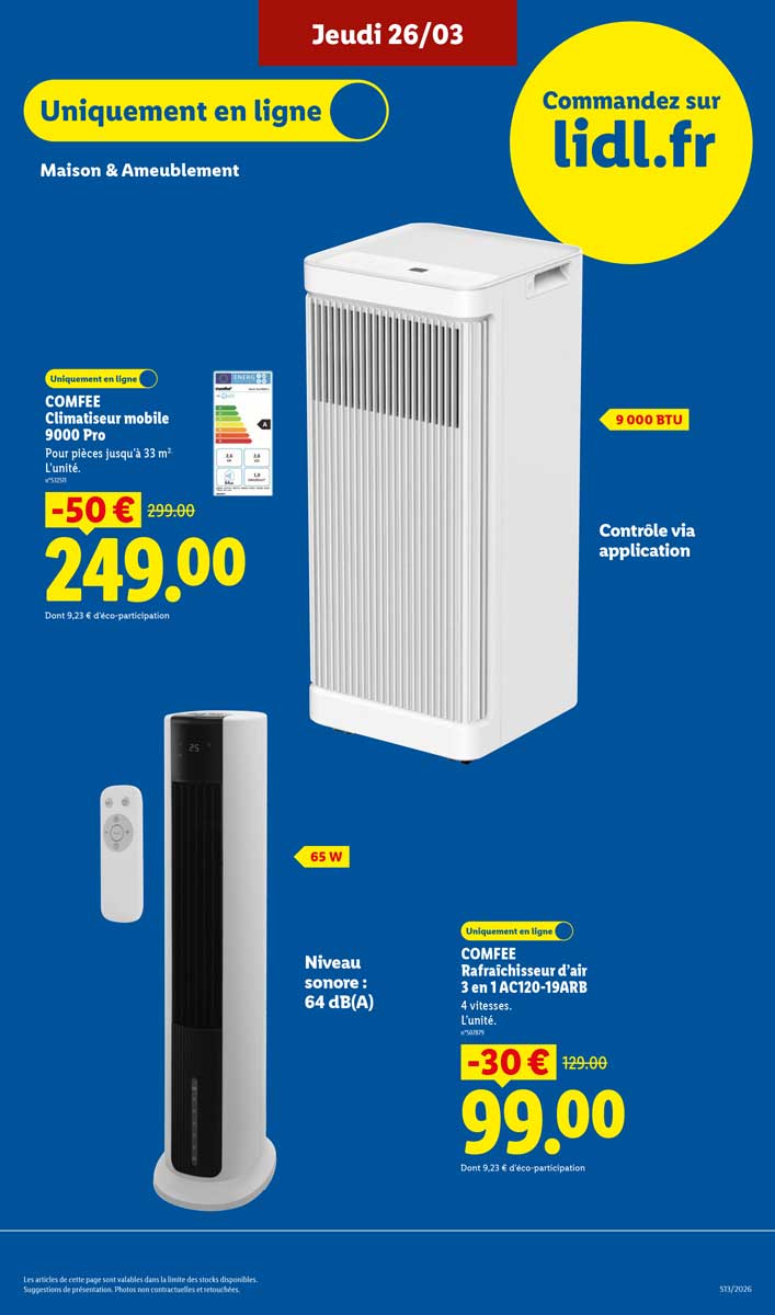 Catalogue Lidl Du 26 Mars Au 1er Avril 2026