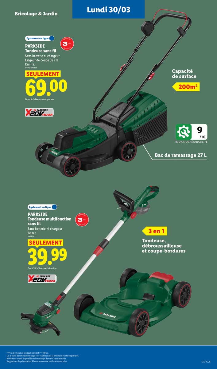 Catalogue Lidl Du 26 Mars Au 1er Avril 2026
