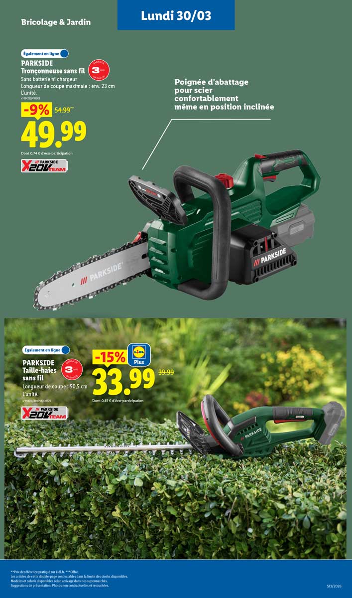 Catalogue Lidl Du 26 Mars Au 1er Avril 2026