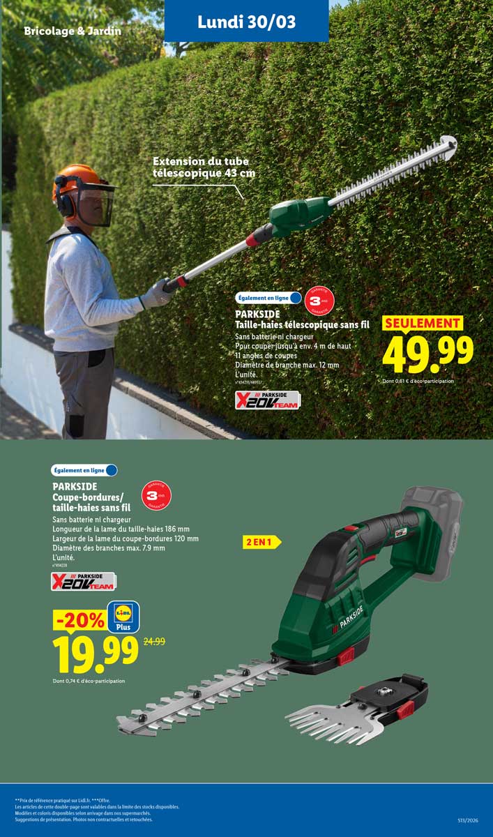 Catalogue Lidl Du 26 Mars Au 1er Avril 2026