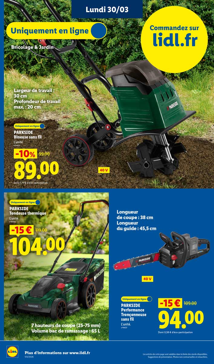 Catalogue Lidl Du 26 Mars Au 1er Avril 2026