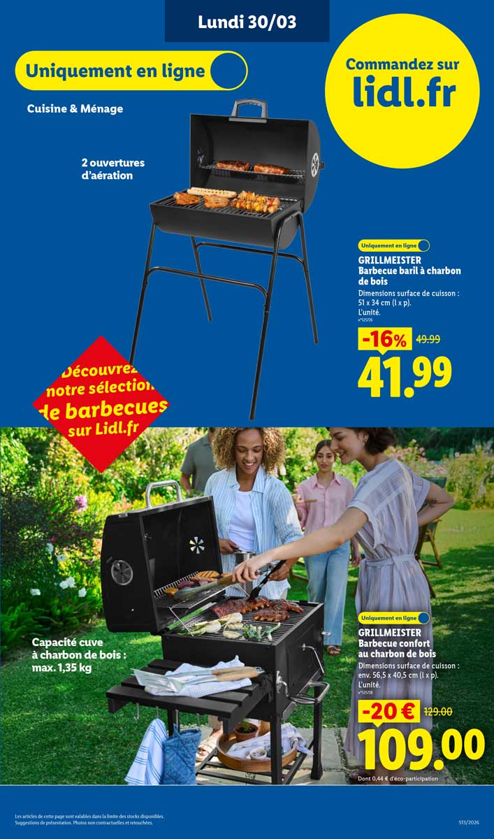 Catalogue Lidl Du 26 Mars Au 1er Avril 2026