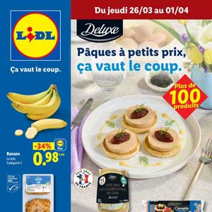 Catalogue Lidl du 26 mars au 1er avril 2026 : Pâques à petits prix Lidl