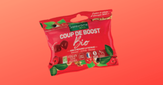 Obtenez vos échantillons GRATUITS des Gummies Coup de Boost Bio de Santarome