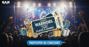 Concours Raje : Gagnez places spectacle Warriors 3 avril !