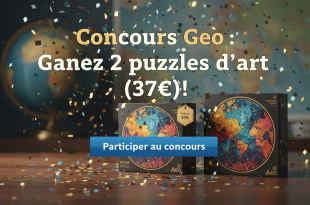 Concours Geo : Gagnez 2 puzzles d'art (37€) !