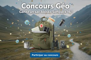 Concours Geo : Gagnez un sac Abisko Softpack 16 !