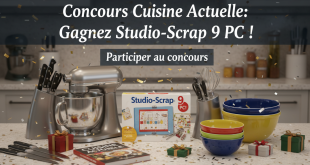 Concours Cuisine Actuelle : Gagnez Studio-scrap 9 PC !