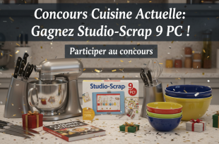 Concours Cuisine Actuelle : Gagnez Studio-scrap 9 PC !