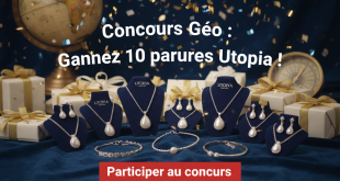 Concours Geo : Gagnez 10 parures Utopia !