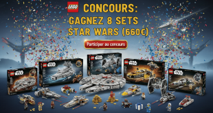 Concours LEGO : Gagnez 8 sets Star Wars (660€)