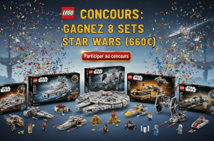 Concours LEGO : Gagnez 8 sets Star Wars (660€)