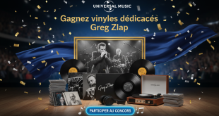 Concours Universal Music : Gagnez vinyles dédicacés Greg Zlap