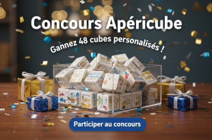 Concours Apéricube : Gagnez 48 cubes personnalisés !