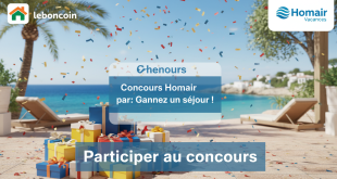 Concours Homair par Leboncoin : gagnez un séjour !