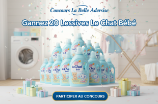 Concours La Belle Adresse : Gagnez 20 Lessives Le Chat Bébé