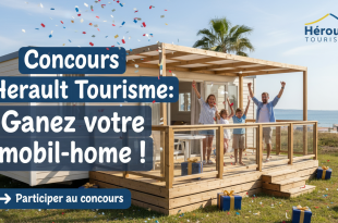 Concours Hérault Tourisme : Gagnez mobil-home Camping Hélios
