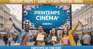 Concours Europe 2 : Gagnez 4 places Printemps Cinéma
