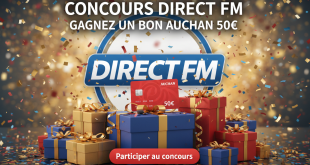 Concours Direct FM : Gagnez un bon Auchan 50€