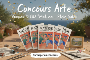 Concours Arte : Gagnez 5 BD "Matisse - Plein Soleil"