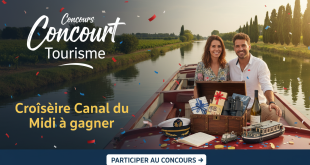 Concours Hérault Tourisme : Croisière Canal du Midi à gagner