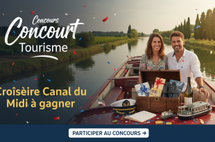 Concours Hérault Tourisme : Croisière Canal du Midi à gagner