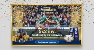 Concours Le Populaire : 5x2 inv. Usal Rugby vs Beauvais