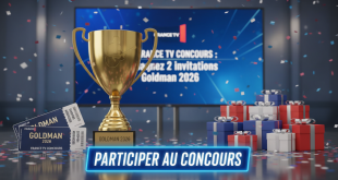 Concours France TV : Gagnez 2 invitations Goldman 2026