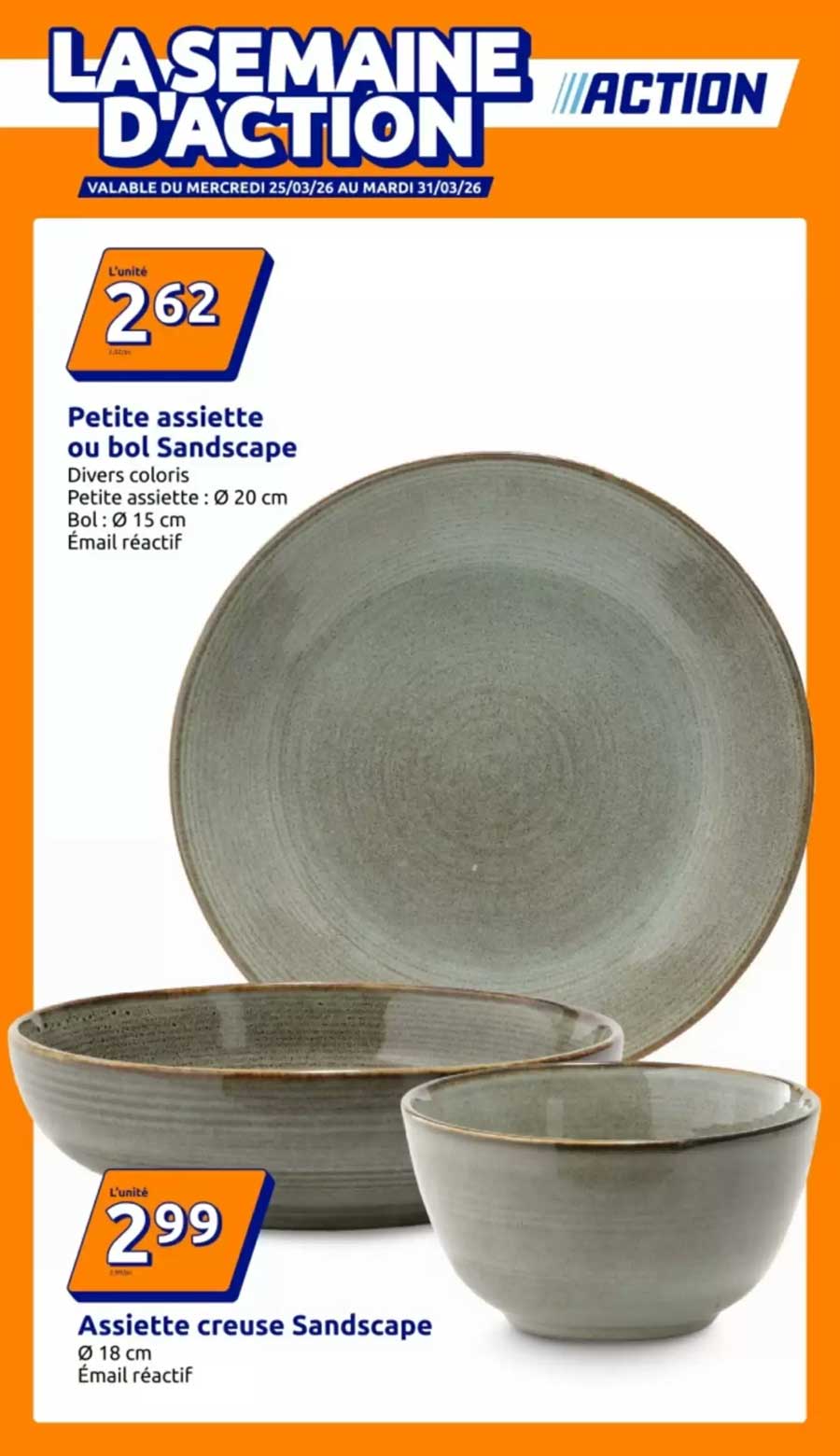 Catalogue Action Du 25 Au 31 Mars 2026