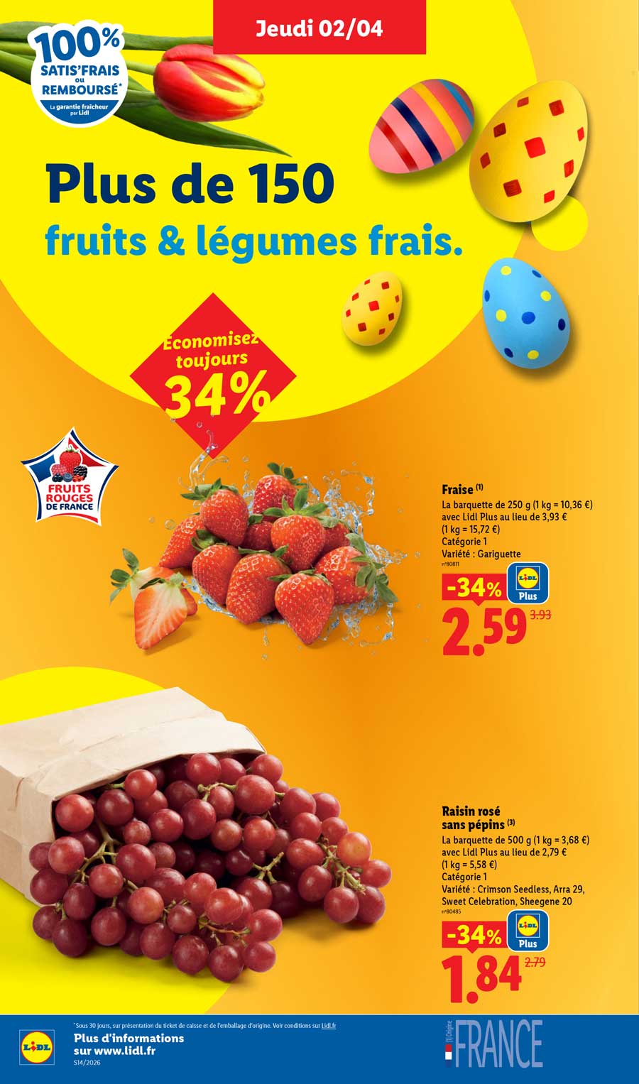 Catalogue Lidl Du 2 Au 8 Avril 2026