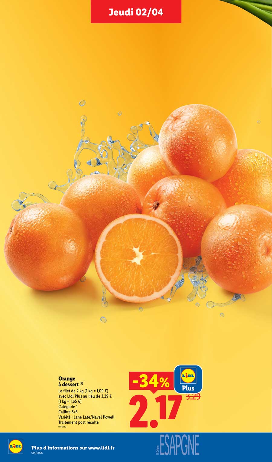 Catalogue Lidl Du 2 Au 8 Avril 2026