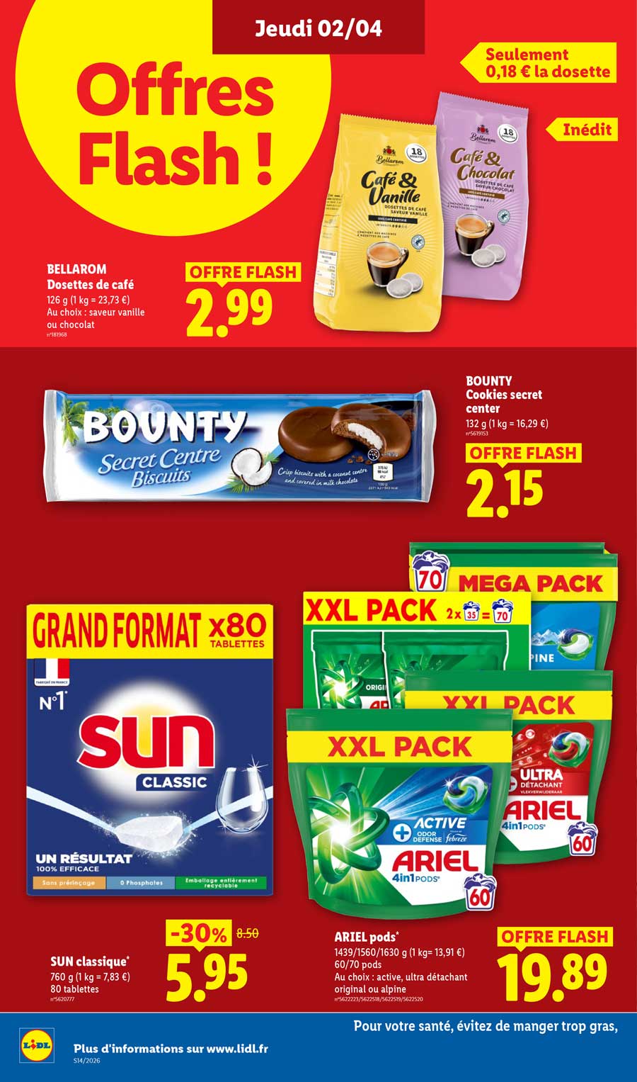 Catalogue Lidl Du 2 Au 8 Avril 2026