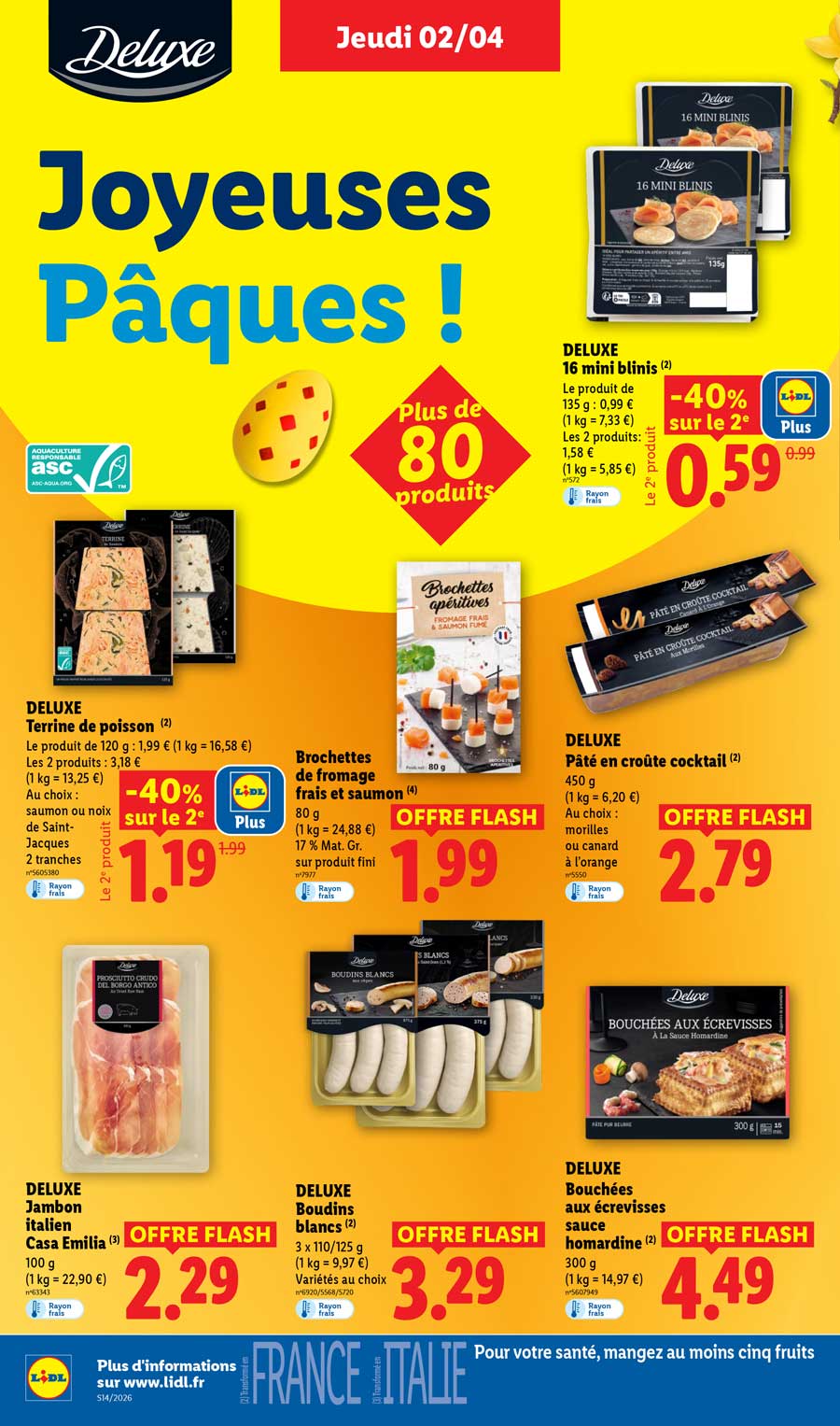 Catalogue Lidl Du 2 Au 8 Avril 2026
