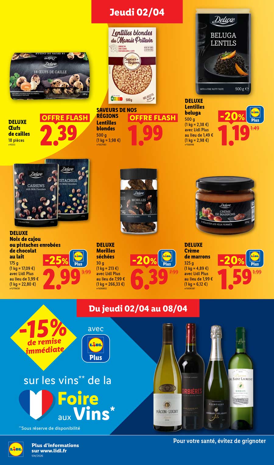 Catalogue Lidl Du 2 Au 8 Avril 2026